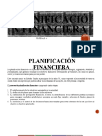 Planificació N Financiera: Unidad 4
