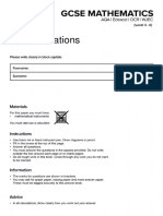 Transformations Maths Worksheet Levels 3-6