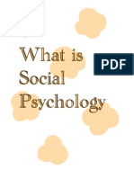 What Is Social Psychology