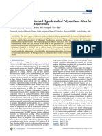 Click Chemistry Engineered Hyperbranched Polyurethane Urea For