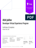 Atish Jadhav: Developer Virtual Experience Program