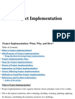 Project Implementation