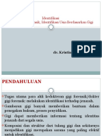 Identifikasi Odontologi Forensik Identifikasi Usia Berdasarkan Gigi