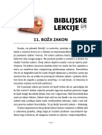 Biblijske Lekcije 11