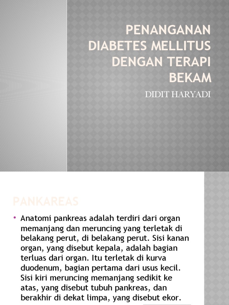 Penanganan Diabetes Mellitus | PDF