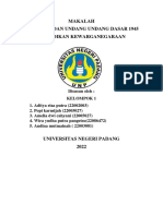 Makalah Konsitusi Dan Undang Undang Dasar 1945 Pendidikan Kewarganegaraan