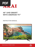 AK492017UHDS AKAI 49inch Android UHD TV IM V10