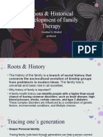 Roots & Historical Development of Family Therapy: Josefina G. Madrid Professor