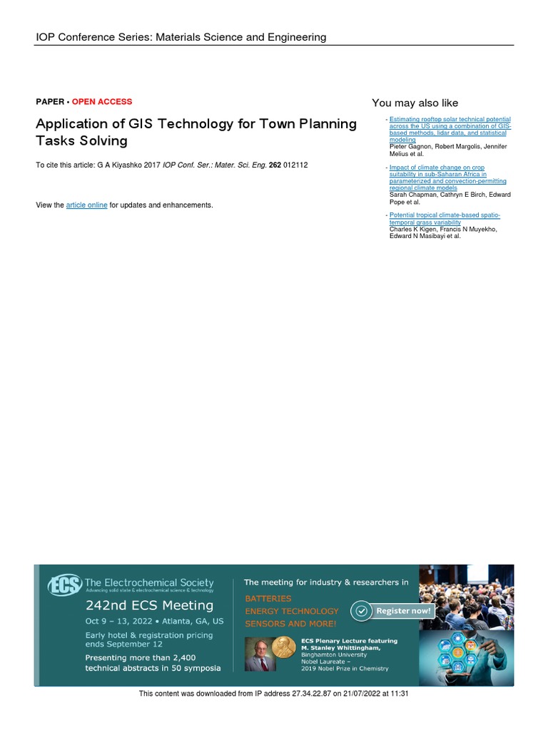 GIS Applications in Town Planning | PDF | Geographic Information System ...