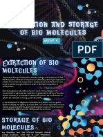 Research8 - Extraction and Storage of Bio Molecules