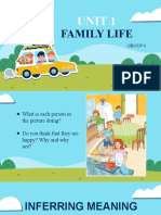 Unit 1: Family Life