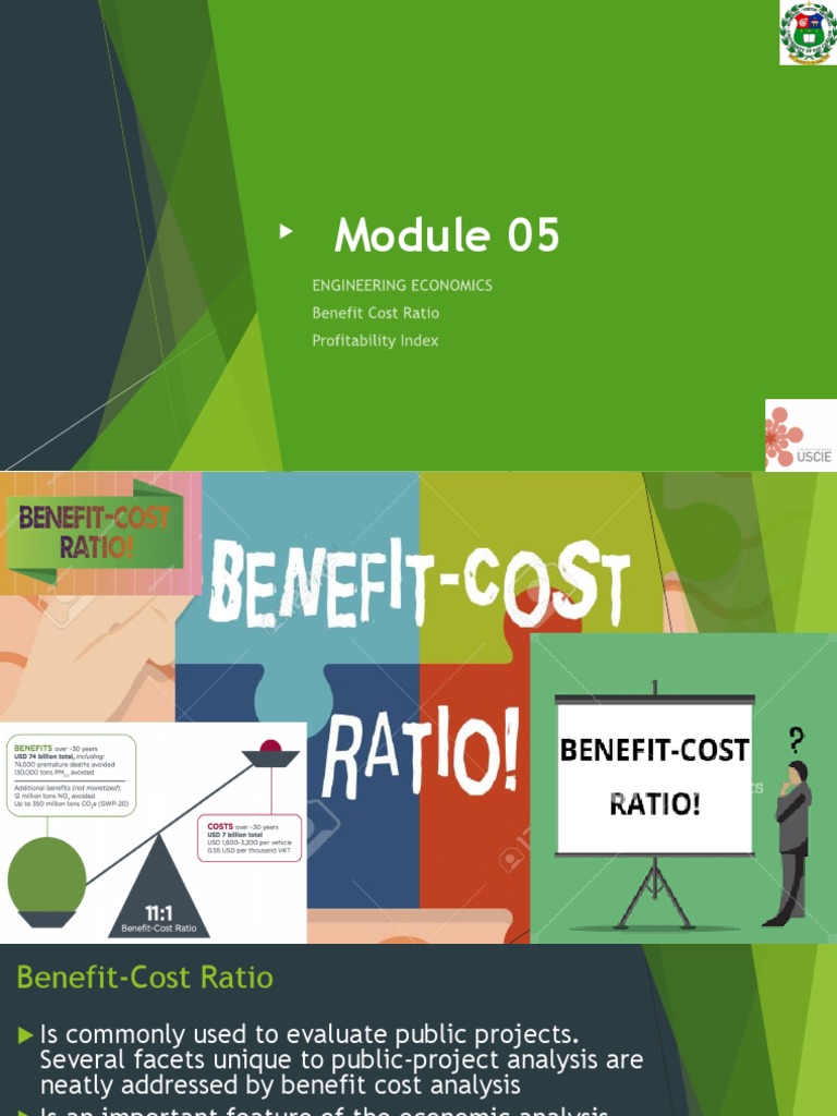 BC-Ratio and Profitability Index | PDF | Cost–Benefit Analysis | Cost