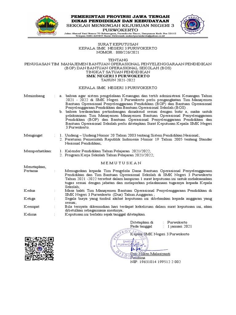 SK Bendahara Bos Dan Bop 2021 2022. PDF