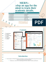 Track Student Academic Details App