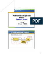 Adama Science and Technology University Linear Systems Theory (Regulator Design