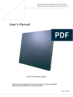User's Manual: RFA-1717DI Detector (Wired)