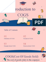 COGS Calculation & Break-Even Analysis
