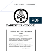 Parent Handbook: California Ymca Youth & Government