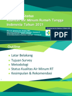 Prof. Igansius - Hasil Surveilans Kualitas Air Minum RT 2021 - WWD 22 03 2022