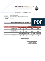 Construction Cash Flow Schedule Cotabato