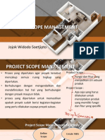 Project Scope Management: Jojok Widodo Soetjipto