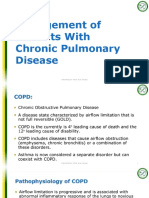 NCM 112 Lesson 7 Management of Patients With Chronic Pulmonary Disease