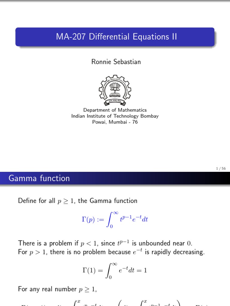 Gamma Function Integration Examples