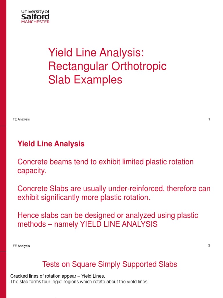 Rectangular Ortho Slab Example Calcs PDF Stress (Mechanics