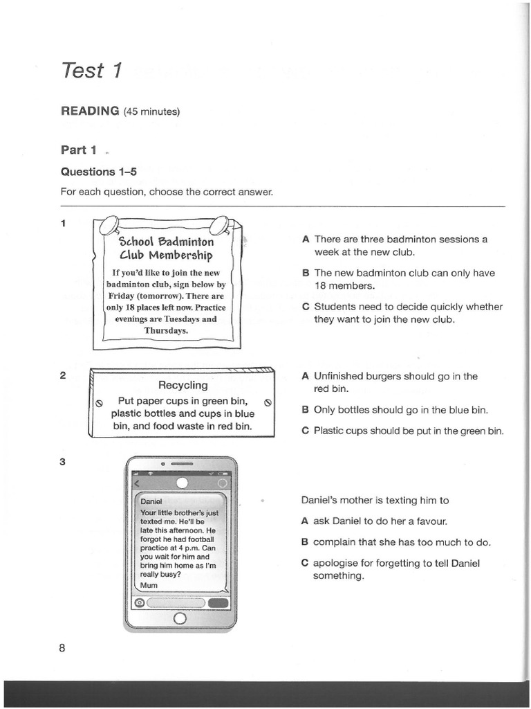 Pet FS 1 Exam 1 Practice Test 2 | PDF