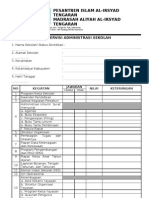 Format Supervisi Administrasi