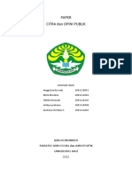 PAPER KELOMPOK CITRA Dan OPINI PUBLIK