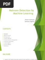 Malware Detection by Machine Learning: Shivam Vatshayan Software Engineer