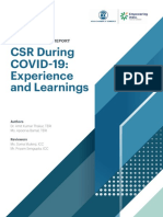 CSR During COVID-19 Knowledge Paper