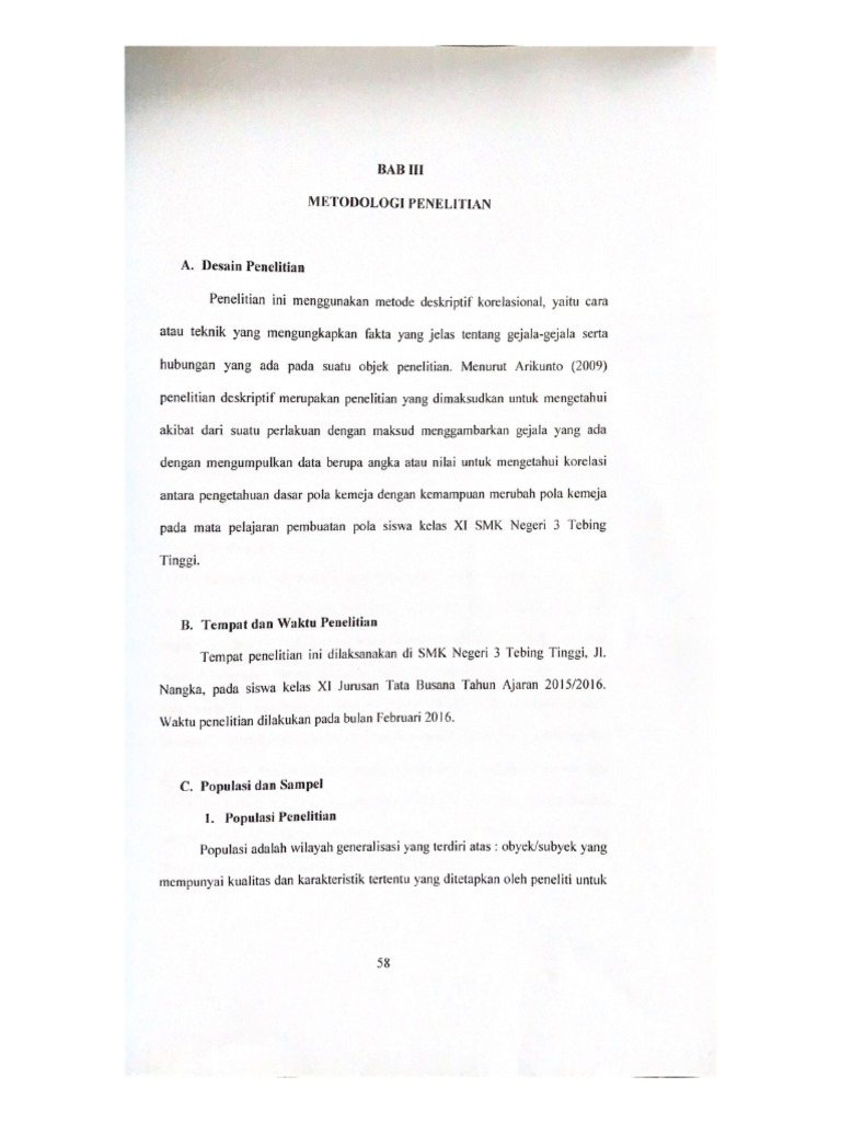 Bab 3 Skripsi | PDF