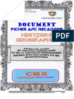 Document Special Fiche H.G Cafop Superieur de Yamoussoukro Cm2