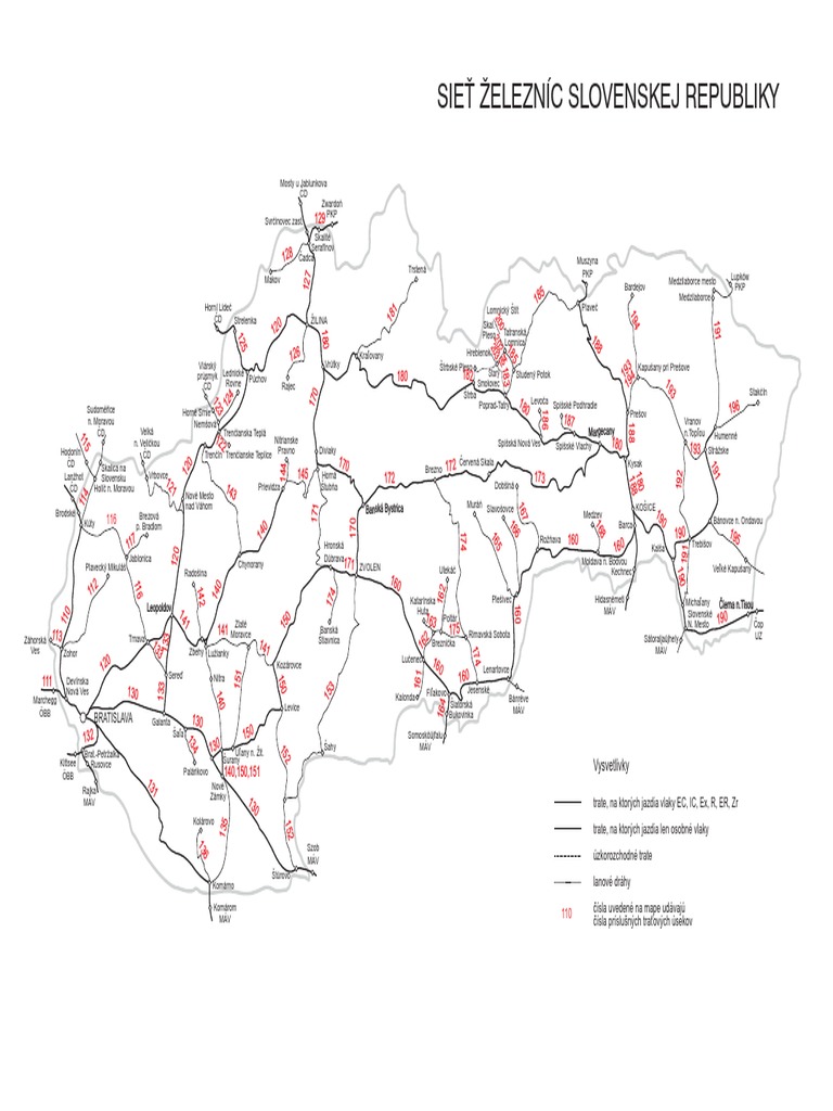 Sieť Železníc Slovenskej Republiky: Bratislava | PDF