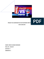 Analysis Between Coco - Cola and Pepsi Co.