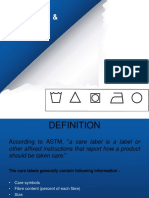 Care Labels and Garment Packaging Guidelines