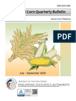 Palay and Corn Quarterly Bulletin: January-March 2018