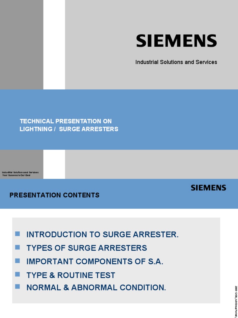 Surge Arresters: Types and Testing Guide | PDF | Lightning | Electrical ...