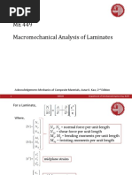 Lecture 4 Macromechanical Analysis of Laminates