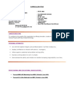 Curriculum Vitae: Career Objective