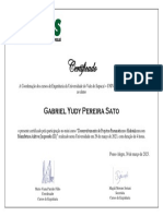 Certificado Manufatura Aditiva - Gabriel Yudy