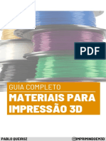 Guias completos de materiais para impressão 3D