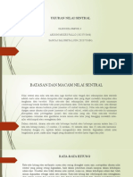 Ukuran Nilai Sentral: Oleh Kelompok 4: ABDON MOZES FALLO (2023755646) SANCAI SALOMITA LUIN (2023755684)