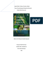 Mengulas Buku: Ecology, Economy, Equity (Sebuah Upaya Penyeimbangan Ekologi Dan Ekonomi) Penulis: Rita Parmawati