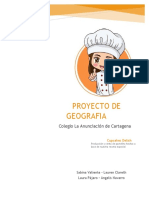 Proyecto de Geografia: Colegio La Anunciación de Cartagena