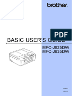 Basic User'S Guide: MFC-J825DW MFC-J835DW