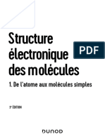 Structure Electronique Des Molecules