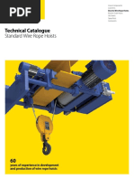 Technical Catalogue: Standard Wire Rope Hoists